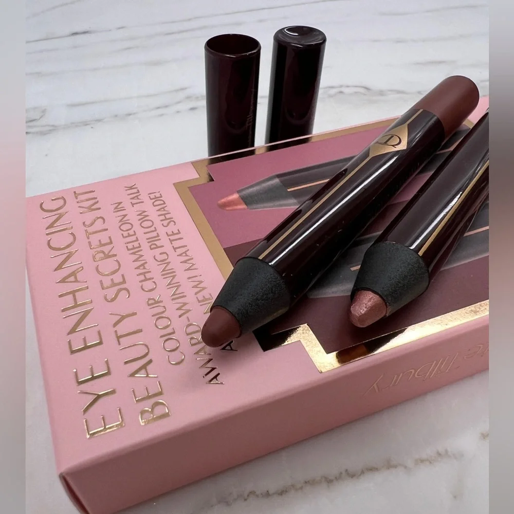 CHARLOTTE TILBURY 🎀 Pillow Talk Eye Enhancing Beauty Secrets Kit 🎀 NIB $35 MSRP - Picture 1 of 7